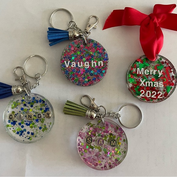 Custom Resin Keychain Or Ornament - Picture 1 of 5